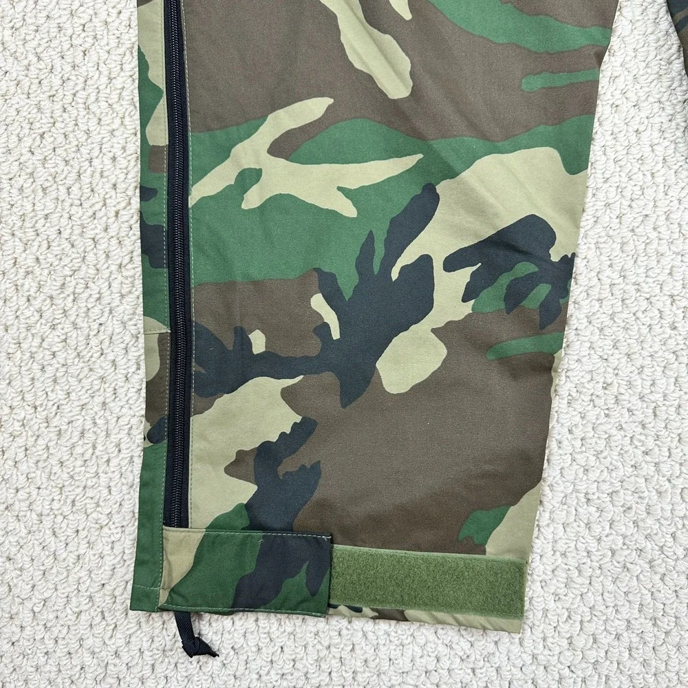 US Military Pants Size L Reg Woodland Camo Army Cold Weather Barrier Trousers
